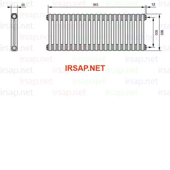 Радиатор IRSAP Tesi 20565/21 T30 CL 01